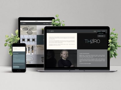 Thoro - strona internetowa zaprojektowana przez Pictorial